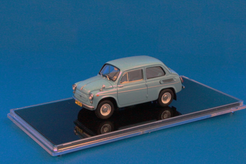 Модель 1:43 ЗАЗ 965AЭ «Запорожец» 1965-1967 г.г. - Серо-синий