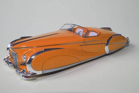 Модель 1:43 Delahaye 175S Roadster Saoutchik Ch.№815023 - orange (L.E.40pcs)