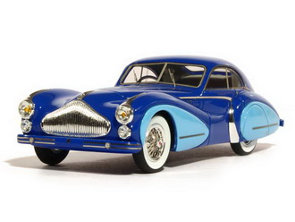 Модель 1:43 Talbot-Lago T26 Coupe Grand Sport Saoutchik Ch.№100.101 - 2-tones blue (L.E.135pcs)