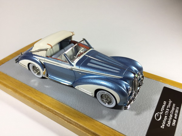 Модель 1:43 Delahaye 175 S «Dandy» Cabrio Chapron Ch.№815014 - blue/beige (L.E.100pcs)