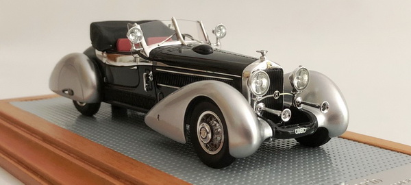 Horch 710 Spezial Roadster Reinbolt & Christé Ch.№74012 - black/silver (L.E.75pcs) IL127 Модель 1:43