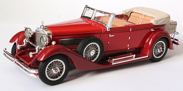 Модель 1:43 Mercedes-Benz 770 K (W07) «Grosser» Cabrio D Castagna Ch.№85255 (Sir F.H.Royce personal car) - 2-tones red (L.E.110pcs)