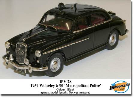 wolseley 6-90 met. «police» IPV28 Модель 1:43