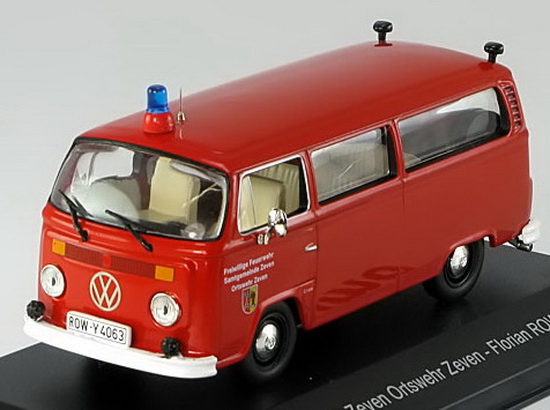 Модель 1:43 Volkswagen T2 Bus Freiwillige Feuerwehr Zeven