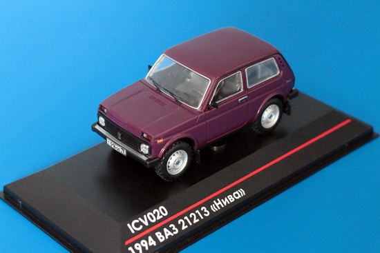 ВАЗ 21213 «Нива» - «Баклажан» (серия 75 экз.) ICV020 Модель 1:43