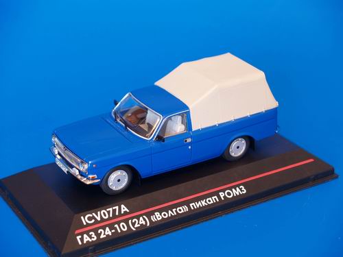 24-10 (24) Пикап РОМЗ - Синий (серия 75 экз.) / 24-10 (24) pickup - blue ICV077A Модель 1:43