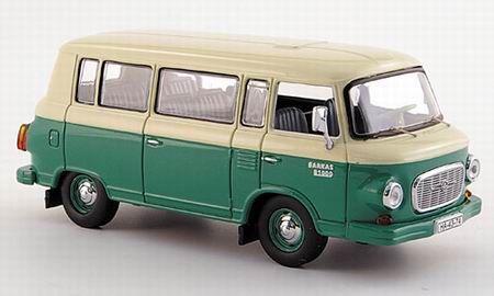 barkas b1000 minibus - green/light grey IST025 Модель 1:43