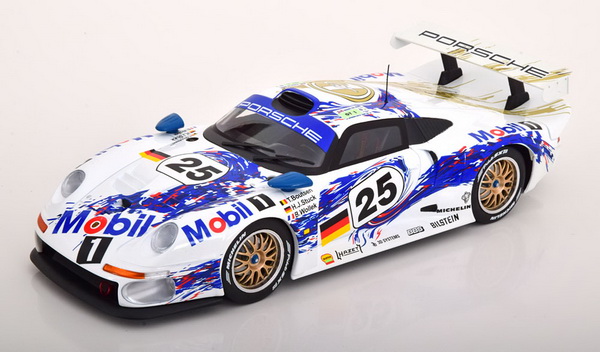 Porsche 911 GT1 №25 24h Le Mans 1996 (Hans-Joachim Stuck - Thierry Boutsen - Bob Wollek) W18013001 Модель 1:18