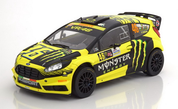 Модель 1:18 Ford Fiesta RS WRC №46 «Monster» Rally Monza (Valentino Rossi - Carlo Cassina)