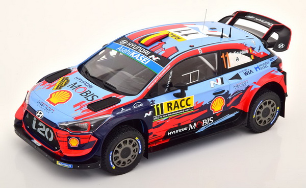 Модель 1:18 Hyundai i20 Coupe WRC №11 Rally Catalunya (Thierry Neuville - Nicolas Gilsoul)