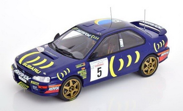 Модель 1:18 Subaru Impreza №5 «555» 4th Rally Tour de Corse (Sainz - LMoya)