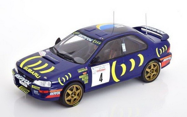 Модель 1:18 Subaru Impreza №4 «555» 5th Rally Tour de Corse Чемпион мира (McRae - Ringer)