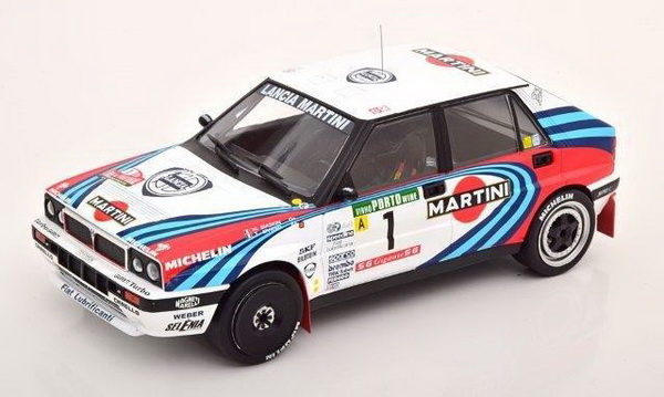 lancia delta integrale 16v #1 "martini" biasion/siviero победитель rally portugal 1990 18RMC064A Модель 1:18