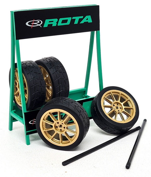 Модель 1:18 Комплект колес ROTA 4 шт.