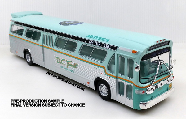 gm tdh-5301 transit bus: dc transit (washington) 43-154 Модель 1:43