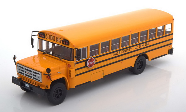 gmc 6000 school bus 1990 chase county u.s.d. n°284 BUS004 Модель 1:43