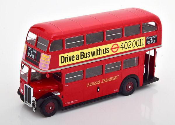 автобус aec regent iii rt "london transport" 1939 BUS030 Модель 1:43