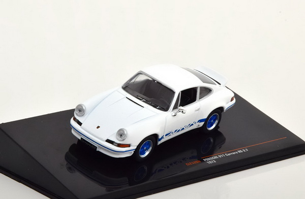 Модель 1:43 Porsche 911 Carrera RS 2.7 - white/blue