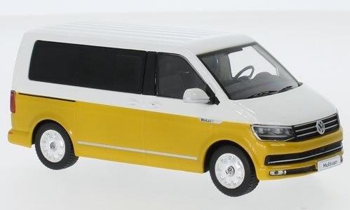 Модель 1:43 Volkswagen T6 Multivan - white/gold
