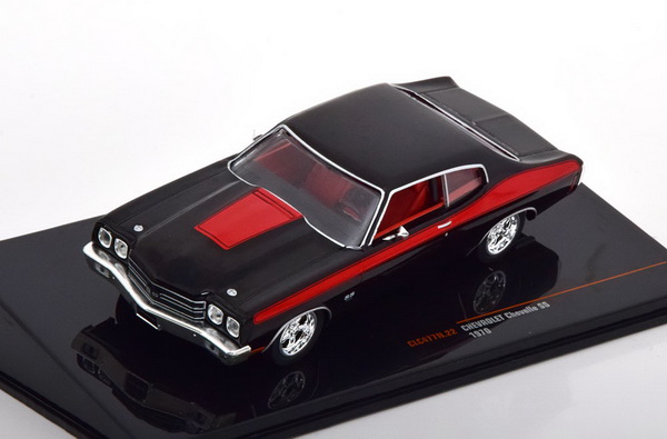 Модель 1:43 Chevrolet Chevelle SS - 1970 - black/red