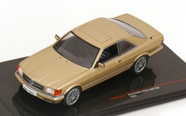Модель 1:43 Mercedes-Benz 560 SEC C126 Coupe - 1981 - Gold