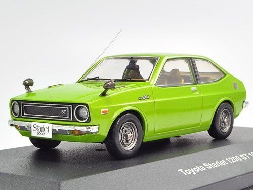 Модель 1:43 Toyota Starlet 1200SК 1973 светло-зеленый
