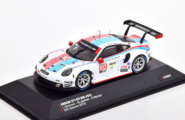 Porsche 911 RSR №912 24h Daytona (Earl Bamber - Jaminet - Vanthoor) LE43051 Модель 1:43