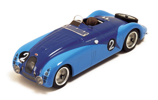 Модель 1:43 Bugatti T57G №2 Winner 24h Le Mans (Jean-Pierre Wimille - Robert Marcel Charles Benoist)