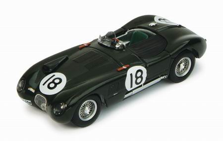 jaguar xk 120c №20 winner le mans (tony rolt - duncan hamilton) - british racing green LM1953 Модель 1:43