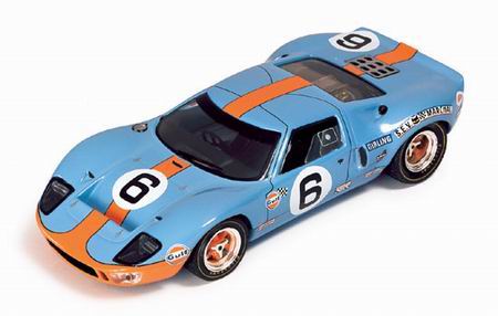 ford gt40 №6 «gulf» winner le mans (jacques bernard «jacky» ickx - jackie oliver) LM1969 Модель 1:43
