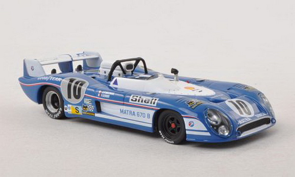 Модель 1:43 Matra-Simca MS 670B №10 Le Mans (Jean-Pierre Beltoise - Francois Cevert)