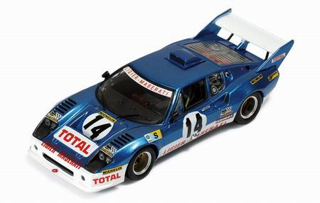 ligier maserati js02 №14 le mans (airscoop and rear light different) (guy chasseuil - m.leclere) LMC136 Модель 1:43