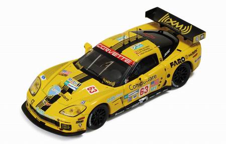Модель 1:43 Chevrolet Corvette C6.R №63 LMGT1 2nd Le Mans (Johnny O`Connell - Jan Magnussen - Ron Fellow)