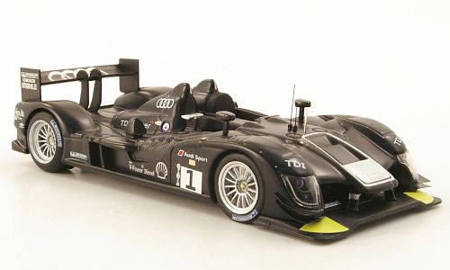 audi r15 tdi №1 test car - black LMM182 Модель 1:43