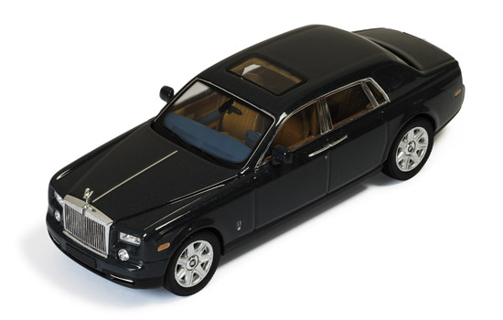 rolls-royce phantom - dark grey/blue grey interiors MOC125 Модель 1:43