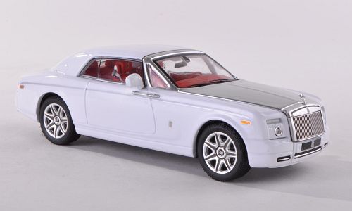 Rolls-Royce Phantom Coupe «Shaheen Motif» - white MOC130 Модель 1:43