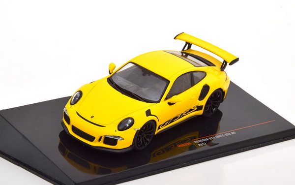 Porsche 911 GT3 RS (991) - yellow/black MOC299 Модель 1:43