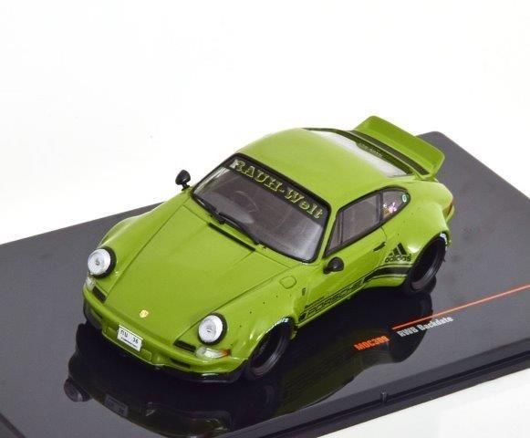 Модель 1:43 Porsche 911 (930) RWB Rauh-Welt Backdate Olive Green
