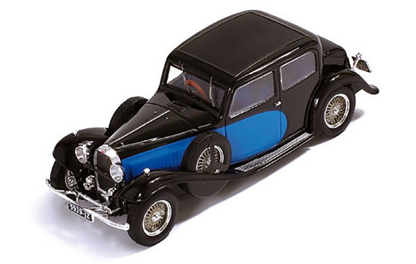 bugatti t57 galibier 1935 black and blue MUS058 Модель 1:43