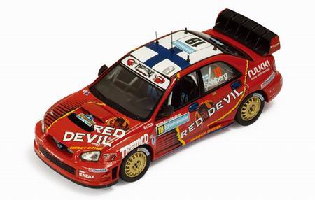Модель 1:43 Subaru Impreza WRC №18 «Red Devil» Rally Sweden (Kristian Sohlberg - Kaj Lindstrom)