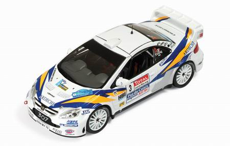 Модель 1:43 Peugeot 307 WRC №3 Winner Rally Touquet (JM.Cuoq - G.Pain)