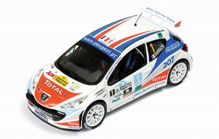 Модель 1:43 Peugeot 207 S2000 №1 Rally Casinos Algarve (Stephane Sarrazin - Jacques-Julien Renucci)