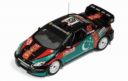 Peugeot 307 WRC №65 Rallye Monte-Carlo (Laurent Carbonaro - Marc-Emilien Choudey) RAM313 Модель 1:43