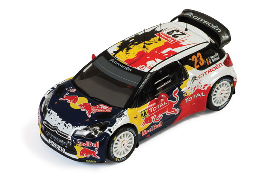 Модель 1:43 Citroen DS3 WRC №23 «Red Bull» Rallye Monte-Carlo (Thierry Neuville - Nicolas Gilsoul)