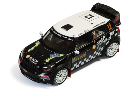 Модель 1:43 Mini JOHN Cooper Works №12 Rally Sweden (Armindo Araujo - Miguel Ramalho)