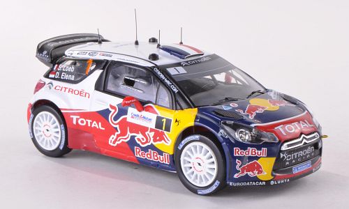 Модель 1:43 Citroen DS3 WRC №1 «Red Bull» Winner Rally France (Sebastian Loeb - Daniel Elena)