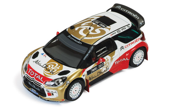 Модель 1:43 Citroen DS3 WRC (Citroen Abu Dhabi World Rally Team Presentation)