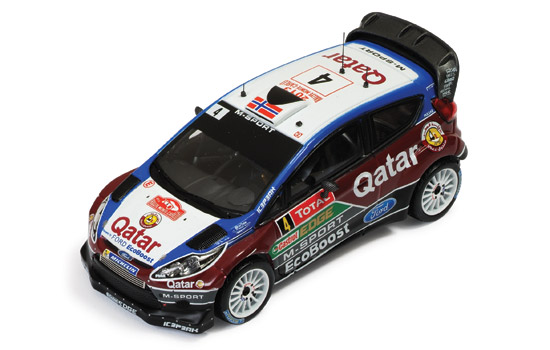 Модель 1:43 Ford Fiesta RS WRC №4 Rallye Monte-Carlo (Mads Ostberg - Jonas Andersson)