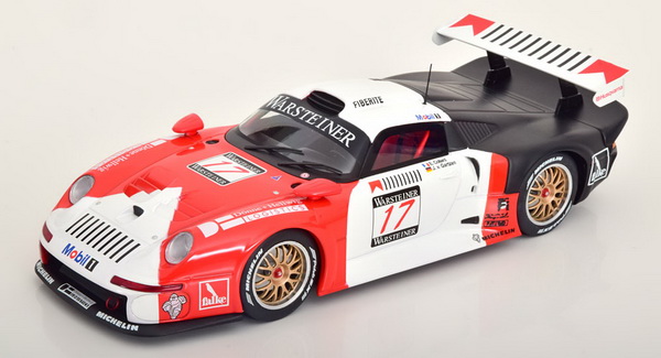 Модель 1:18 Porsche 911 GT1 No.17, FIA GT Nürburgring 1997 von Gartzen/Collard