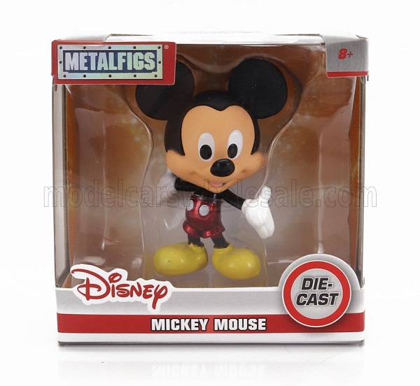 Модель 1:18 WALT DISNEY Topolino - Mickey Mouse - Cm. 6.0, Red Met White Black